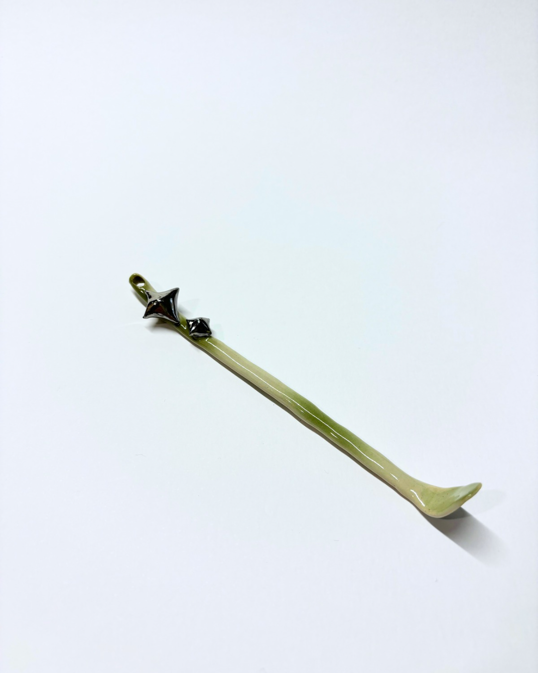 Twin Star Ceramic Chashaku (Pre-Order)