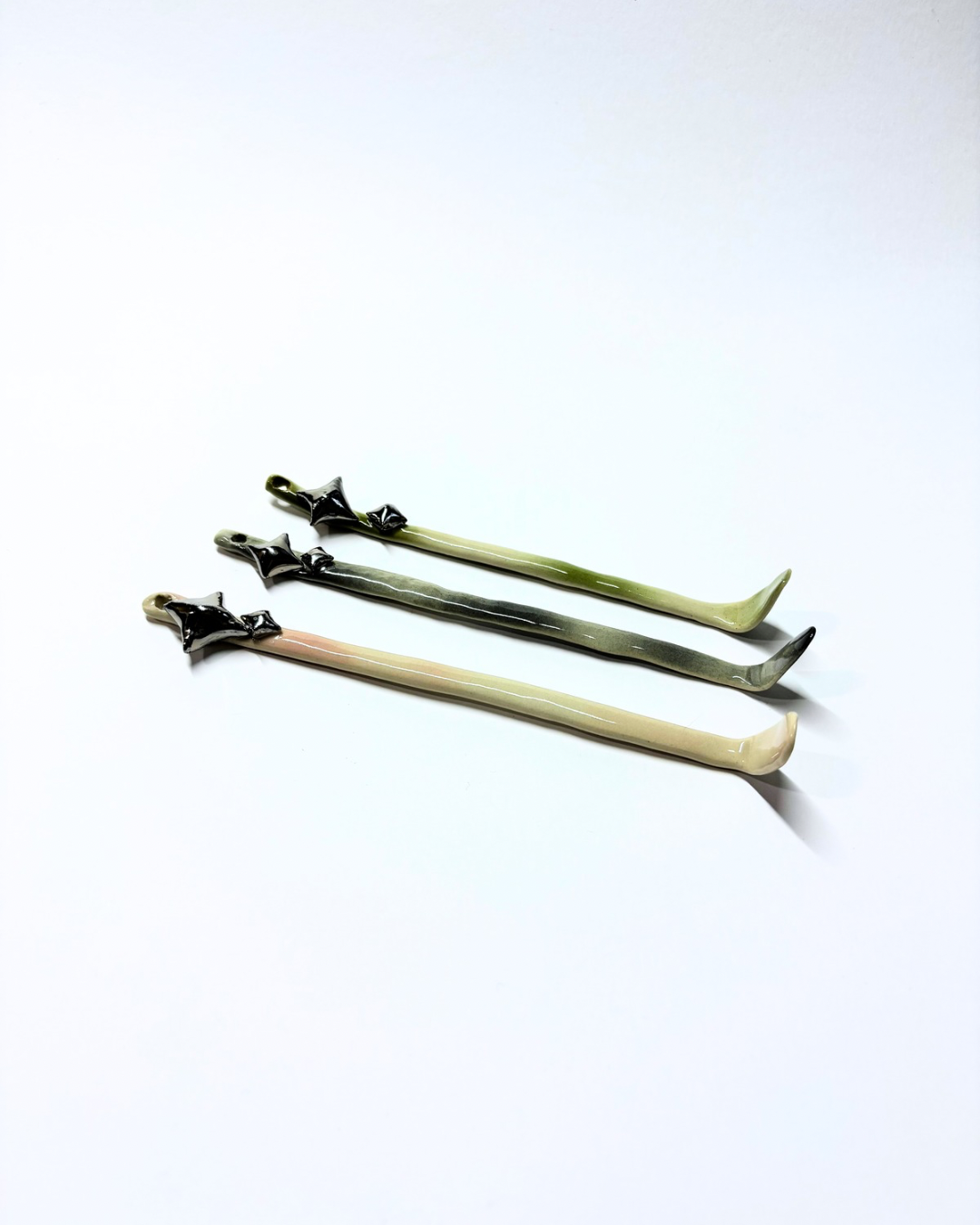 Twin Star Ceramic Chashaku (Pre-Order)